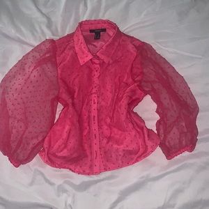 Stunning HOT pink blouse ready to wear for all occasion. Excellent condition!